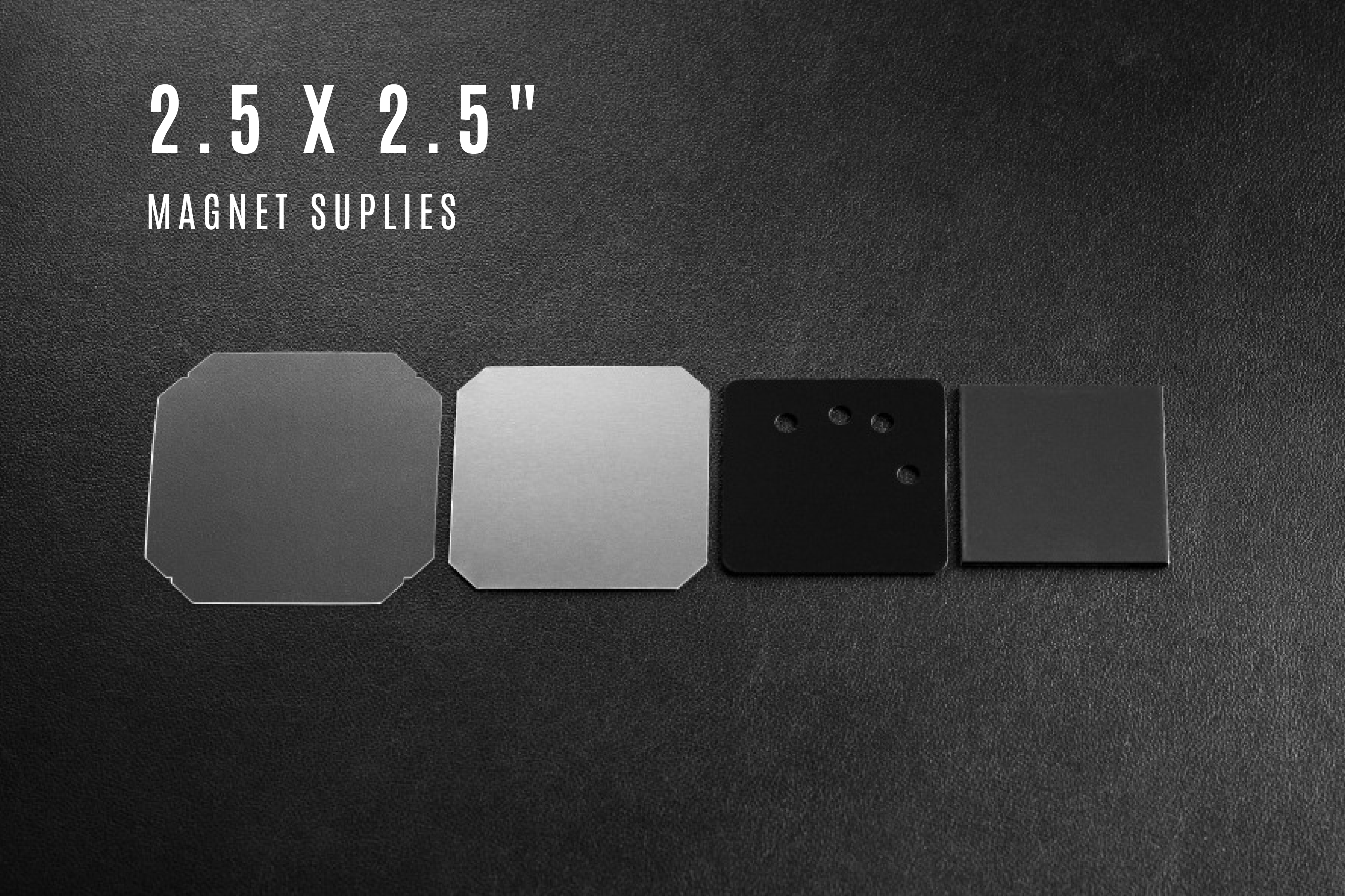 2.5 x 2.5" Magnet Square Supplies for 1000 buttons