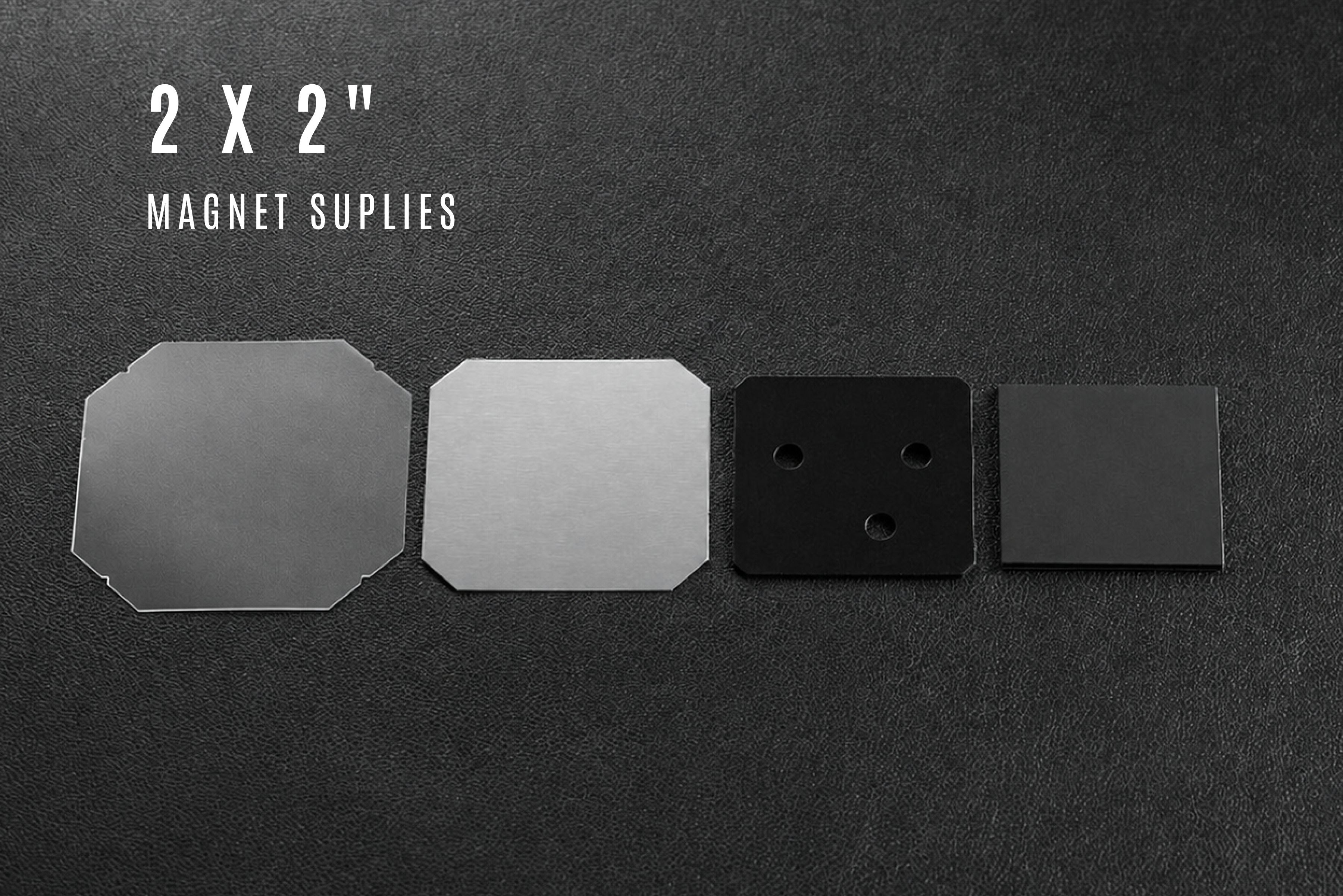 2 x 2" Magnet Square Supplies for 1000 buttons
