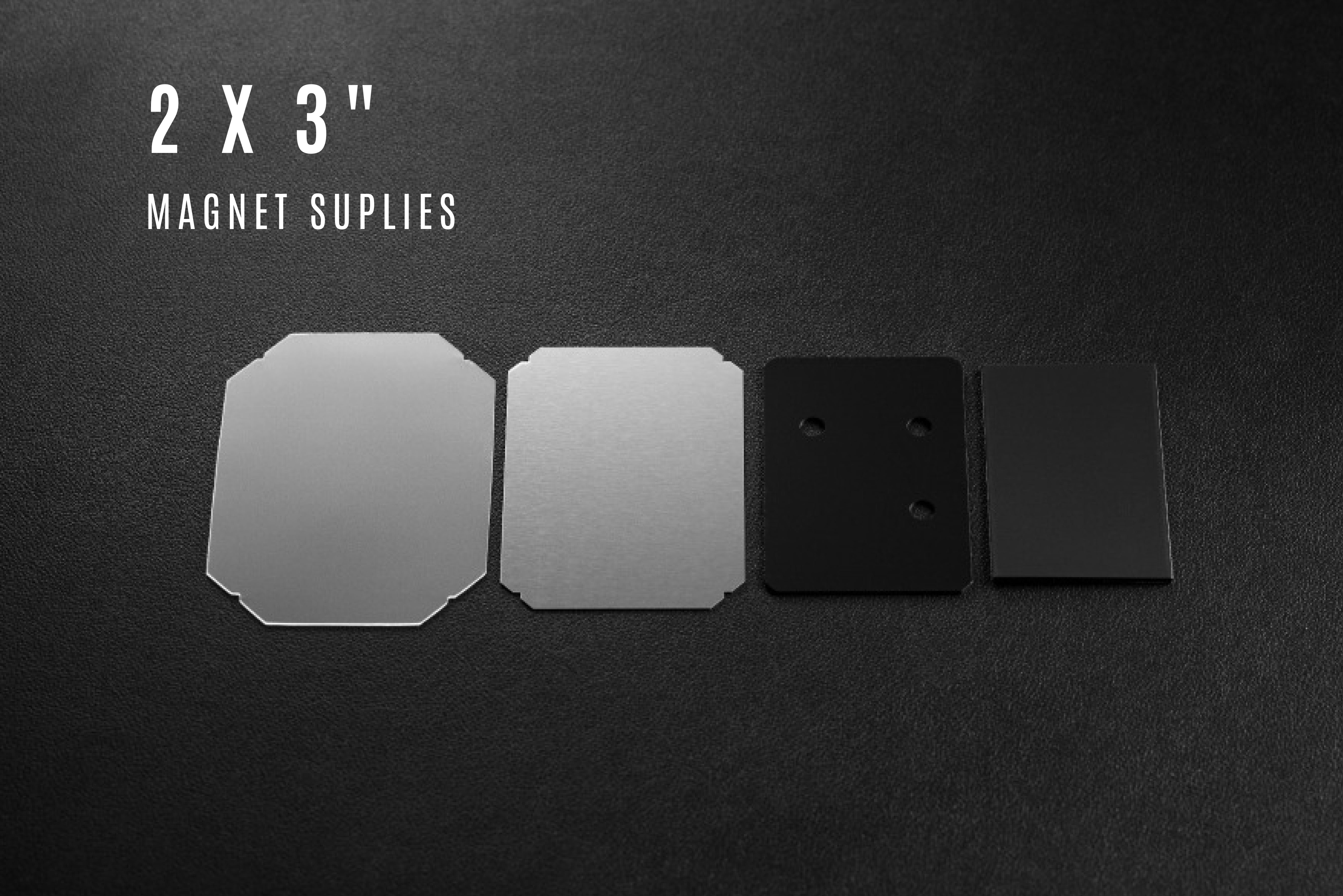 2 x 3" Magnet Rectangle Supplies for 1000 buttons