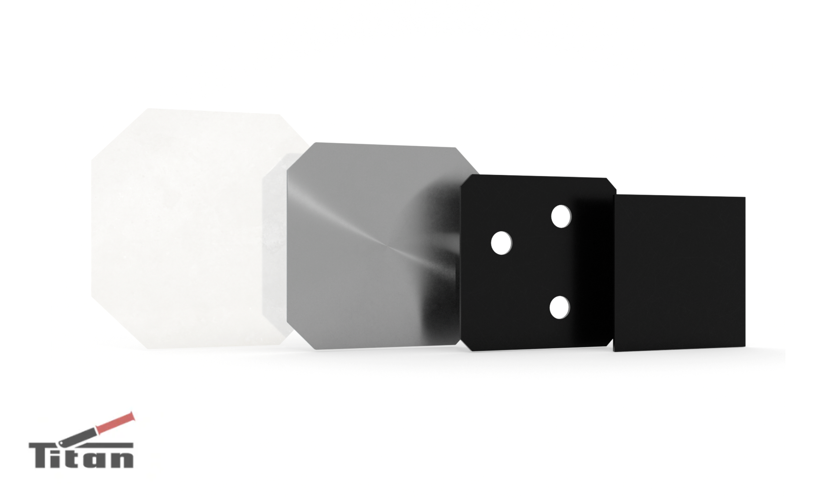 3 x 3" Magnet Square Supplies for 1000 buttons