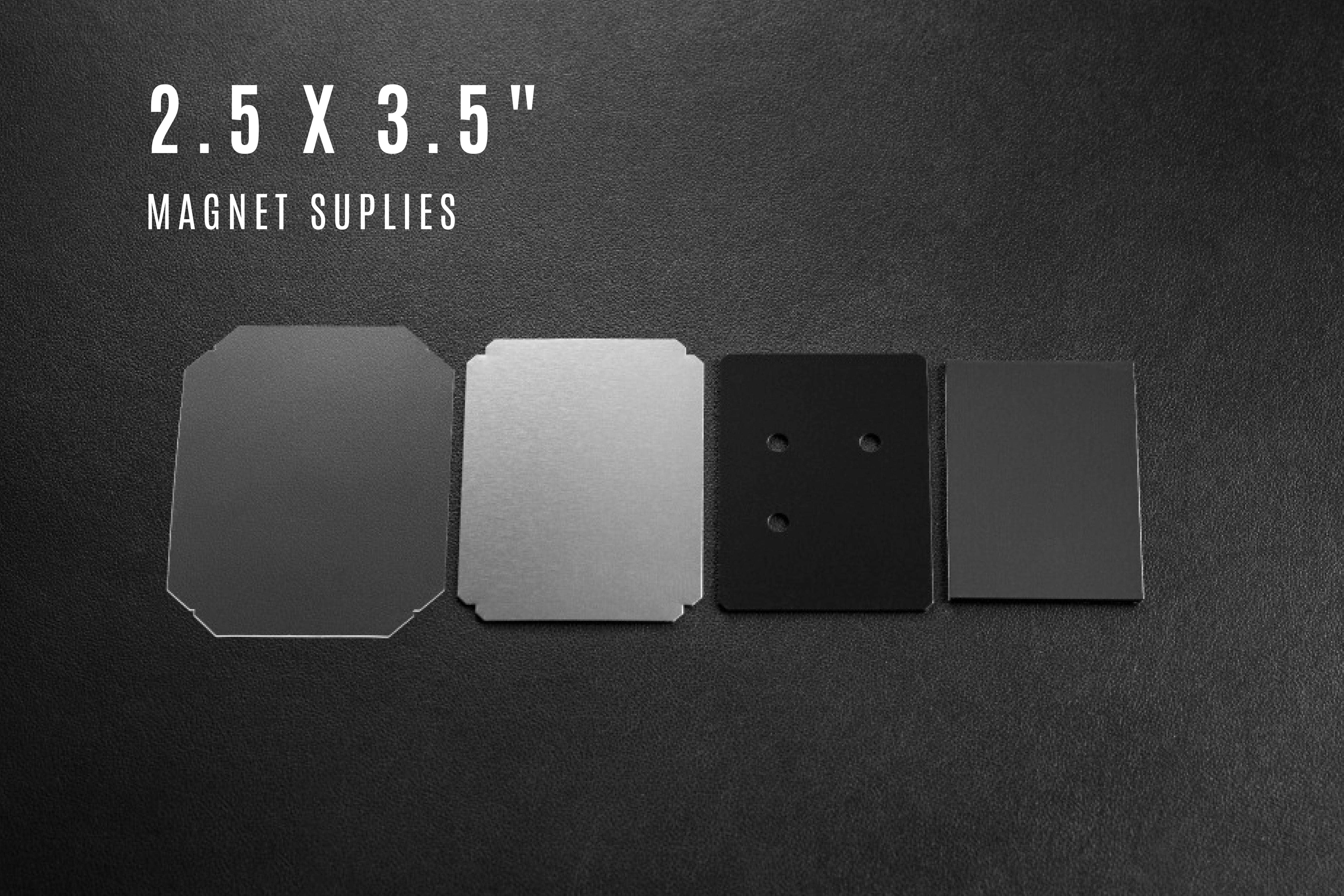 2.5 x 3.5" Magnet Rectangle Supplies for 1000 buttons